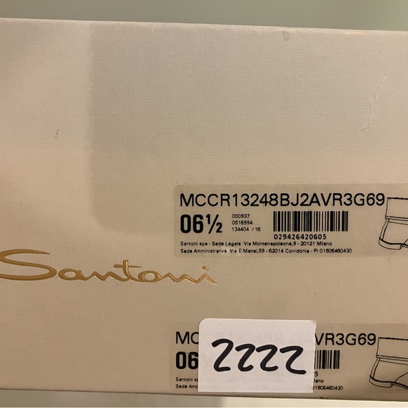 ~One Of a Kind~ SANTONI FUR LINED DRESS BOOTS LEATHER SUEDE BLACK NEW IN BOX 7.5 - Picture 9 of 10